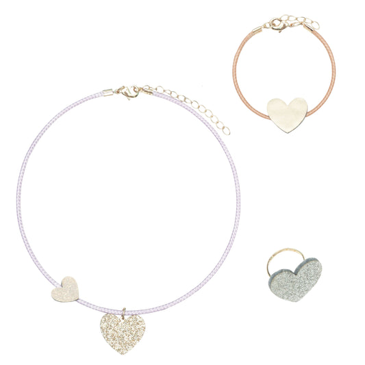 Heart Jewellery Set