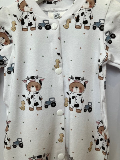 Moo Bear Sleepsuits