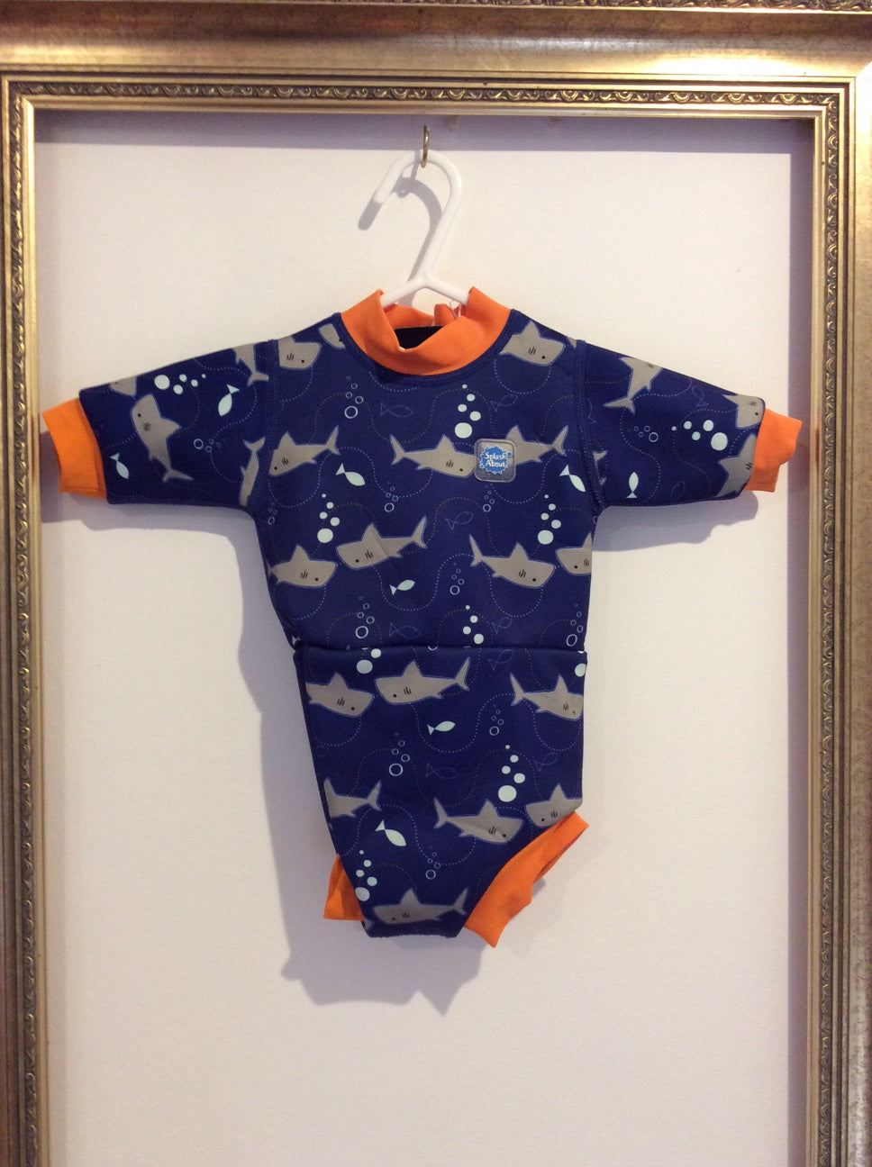 Pre-loved Splash About Shark Wetsuit Medium 3-6m