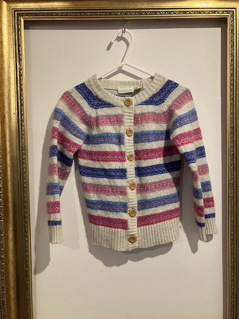 Pre-Loved JoJo Faire Isle Style Cardigan 4-5y