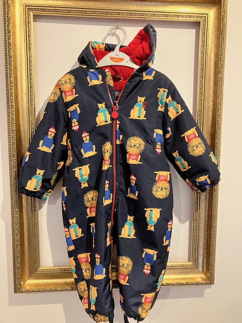 Pre-loved Joules Lion Snowsuit 12-18m