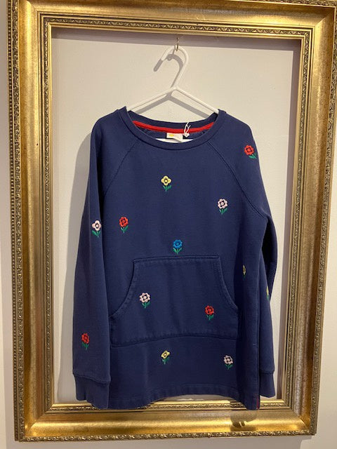 Pre-loved Boden Flower Sweatshirt 8-9y