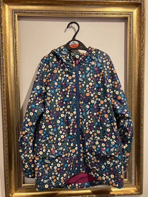 Pre-Loved Kite Flower Raincoat - 8Y