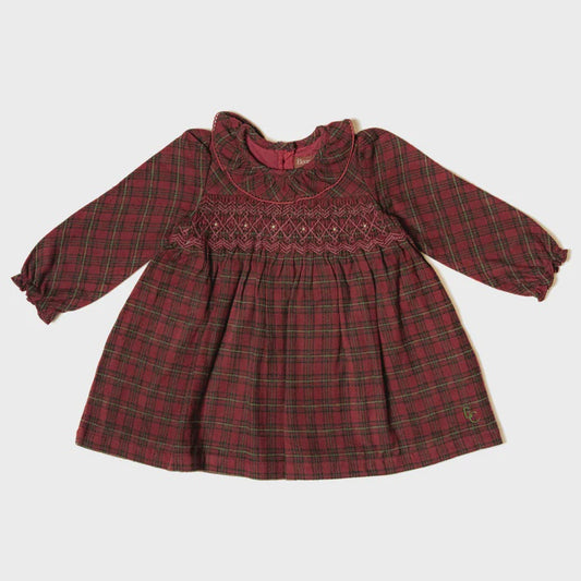 Tartan Smocked Dress